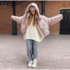 Chic Women Print Hooded Padded Jacket Oversized Zip Up Long Sleeve Warm Winter Coat Casual Daily Ladies Quilted Cotton Outerwear