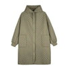 Autumn Winter Korean Loose Women Down Cotton Coat Hooded Medium Length Cotton Coat Large Pocket Windproof Coat