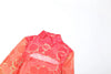 Sexy See Through Dress Women Hollow Hipster Colorful Print Stretch Skinny Midnight Party Clubwear Fishtail Bodycon