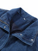 Chic Stand Collar Denim Cropped Jackets Women Loose Zipper Pockets Full Sleeve Female Coats Spring Lady Outwear Street