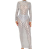 Turtleneck Skinny Women Dresses Sexy Skirt Long Sleeve Bodycon Sexy Streetwear Party Club Hollow out Long Dress