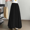Girls Korean Wide Leg Pants Female Chic Designer High Waist Trousers Lady Baggy Thin Casual Daily Pants