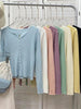 V-Neck Temperament Small Fragrant Wind Women Loose Sweater Sweater All Sweater Coat Special Offer Cardigan