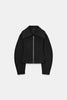 Casual Women's Waist Cinched Cropped Jackets Lapel Zipper Puff Sleeve Female Coats Spring Lady Commute Outwear