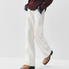 Women Jeans Fleece Lined Wide Leg Washed Finish Warm Insulation Soft Touch Winter Everyday Style Full Length