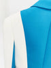 High Street Designer Runway Suit Set Women's Color Block Blazer Flare Pants Suit