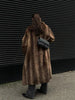 Women Faux Fur Overcoat Chic Lapel Long Sleeve Loose Fluffy Coat Lady Winter Warm Elegant Street Outerwear