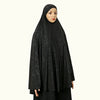 Women Paisley Hijab Long Shawl Solid Color Abaya Full Cover Muslim Black Turban Headband Cashew Printed Foulard Gown