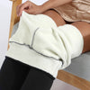Winter Thermal Leggings Womens Solid Color Thick Pants Warm High Waist Solid Color Outdoors Casual Classic Leggings