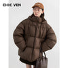 Women Down Coats Solid Loose Hooded 90 White Duck Down Down Jacket Puffs Female Outerwear Autumn Winter