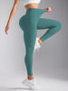V-Back High Waisted Yoga Leggings Seamless Knit Tights for Women Quick Dry Butt Lifting Slim High Elastic Leggings