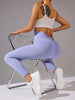 Women's Seamless Knit High Waist Yoga Leggings, Butt Lifting Slim Fit Sports Pants for Running & Fitness Training