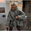 Quilted Round Neck Solid Puffer Coat Zip-Up Oversized Winter Women Padded Jacket Versatile Casual Lady Cotton-Padded Coat