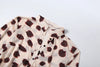 Sexy Single-Breasted Dress Women Silk Scarf Strap Patchwork Full Sleeve Polka Dot Print Hottie Music Festival Bodycon