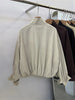 Korean Short Stand-up Collar Jacket Women's Loose Windbreaker Coat Spring Autumn Leisure Tooling Jacket Coat Female Overwear Top