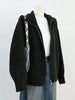 Lazy Style Sweater Jacket for Women Autumn Winter Thicken Warm Soft Knitted Cardigans Zipper Stand Collar Cardigan