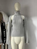 Knitwear 2 Piece-Set Female Vest Ribbed Turtleneck And Casual Patchwork Cover up Outfits Women's Knit Pullover Top