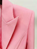 High Street Designer Jacket Women's Slim Fitting Single Button Lapel Blazer 3 Colors