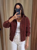 Solid Faux Suede Jackets Women's Stand Collar Full Sleeves Zip Cropped Coat Autumn Winter Lady Casual Outerwear