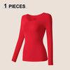 Seamless Thermal Underwear Women Sexy Ladies Autumn Winter Bottoming Shirt Trousers Female Single Layer Thermal Shaping Clothes