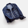 Ladies Denim Jacket Spring Autumn Long-Sleeve Women Cowboy Outerwear Elegant Single-Breasted Female Jeans Coat