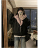 Double Sided Winter Coat Women Clothing Imitation Mink Fur Fur Hooded Cotton Jacket Female Warm Plush Cotton-padded Outerwea