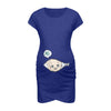 Cute Maternity Dress Loose Casual Dress Women Maternity Clothes Plus Size Pregnant Woman Maternity Dress