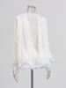 Solid Loose Chic Mini Dresses For Women O Neck Long Sleeve High Waist Temperament Mini Dress Female Style