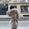 Hoody Faux Fur Furry Coats Women Belt Long Sleeve Pocket Thicken Warm Jacket Autumn Winter Urban Lady Streetwears