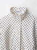 Women Elegant Polka Dot Pink Jacket Single Breasted High Collar Drawstring Coat Spring Lady Street Outwear