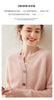 Spring Women's Cardigan 100% Cashmere Knitted Sweater Chic Tops Cashmere Coat Casual O-Neck Loose Women Cardigan
