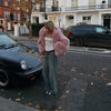 Women's Fluffy Faux Fur Coat Chic Pink Hooded Full Sleeve Loose Warm Jacket Winter Lady Street Outwear