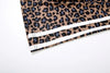 Casual Leopard Print Pants Women Fall Sporty Patchwork Stripes Autumn Basic Streetwear Hipster Loose Trousers