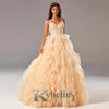 Chic Evening Dresses for Women Rhinestones One-Shoulder Trumpet Sweep Train Pleat Satin Vestido De Noche Customized