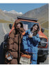 Long Thickened Down Cotton Bread Style Coat Women's Winter Outerwear Korean Loose Long Knee Length Solid Hooded Jacket