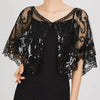 Women's 1920s Shawl Beaded Sequin Deco Evening Cape Bolero Flapper Cover Up European And American Wedding Dress Shawl On Stage
