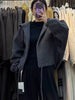 Retro Woolen Coat Japanese Korean Jacket Women Spring Autumn Winter Hooded Outcoat Cardigan Overcoat Top Ladies