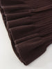 Brown Knitted Dresses For Women Maxi Elegant Trumpet Sleeves Knit Fishtail Dresses Women Long Ruffled Dresses Maxi