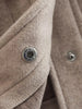 Jackets For Womens Autumn Solid Front Pockets Button Long Sleeve Jacket Elegant Woman Casual Outerwear Coat