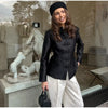 Stand-Collar Satin Frog-Button Jacket Cream Tailored Long-Sleeve Silky Spring Elegant Retro Women Outerwear Blazer