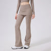 Women's High-Waist Yoga Pants Flared Sports Pants Hip Covering Skirt Running Leggings Dance Training Pilates Fitness Trousers