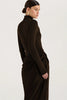 Autumn Long Sleeve Sexy Maxi Dress Women Hollow Out Turtleneck Ruched Bodycon Club Party Long Dresses Female