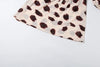 Silk Scarf Strap Patchwork Dress Women Sexy Single-Breasted Full Sleeve Polka Dot Print Hottie Music Festival Bodycon