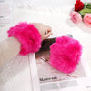 1Pair Faux Fur Wrist Cuffs For Wool Coat Jackets Women's Arm Warmers Elastic Furry Wristbands Sleeves Cuffs Winter Wrist Cuff