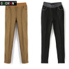 Winter Causal pants & capris women elastic high waist cotton thicken warm clothes 5xl 6xl skinny pencil pants female trousers