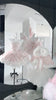 Winter Glitter Sequined Tweed Tube Top Dress Hooded Fur Cape Jacket Girl Women's Cute Bow Year Furry Cloak Dress Set