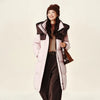 Down Jacket Women Long Length Waterproof Oil-proof Stain-proof Winter Detachable Hooded Winter Clothing Coats