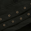 Punk Style Metal Buckle Ultrashort Pants Mall Goth Low Waist Skinny Shorts Cyber Y2K Streetwear Women Alt Pants