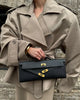 Solid Turn-down Collar Full Sleeve Coat Women Double Breasted Short Blazer Spring Lady Daily Casual Street Outfit