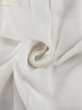 Sexy Loose White Women's Dress V-Neck Long Sleeve Ankle Length Dresses Elegant Classic Pleated Female Dress